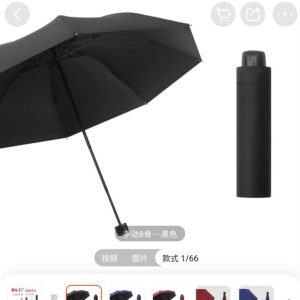 Складной автоматический зонт