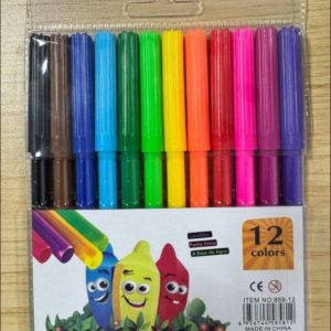 Набор цветных маркеров 12 шт.