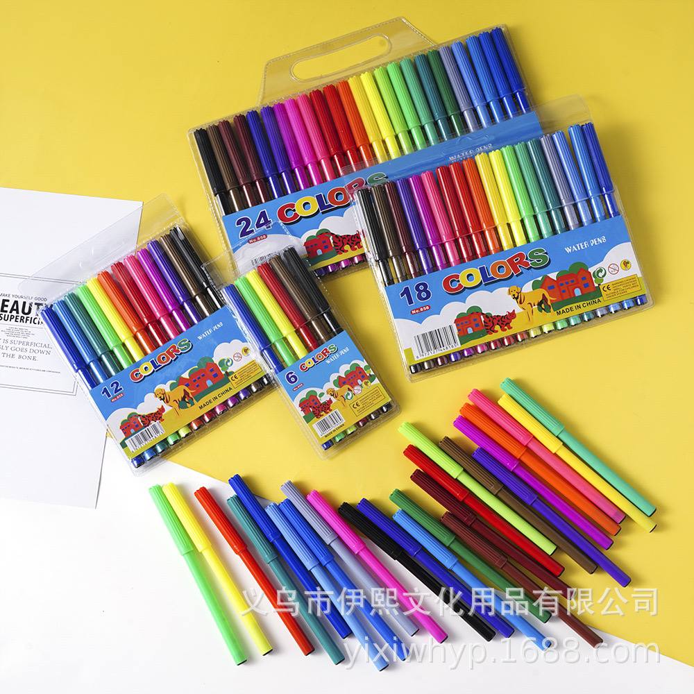 Фломастеры 12 цветов в наборе — отличный выбор для рисования, раскрасок и творческих проектов.