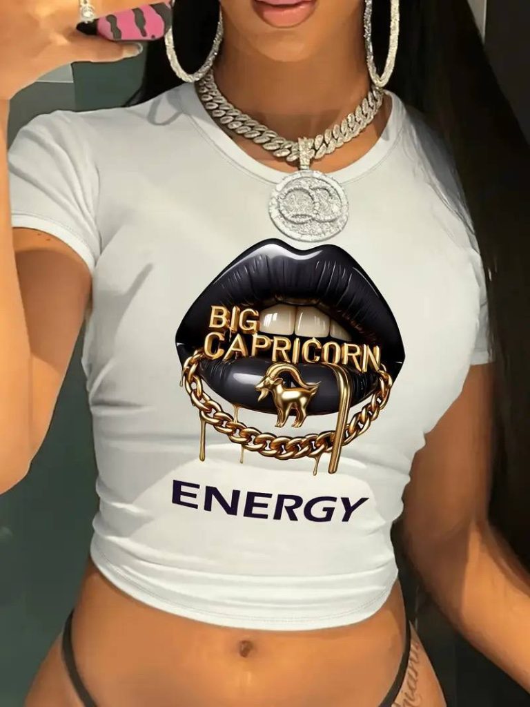 Женский короткий топ 2025 в европейско‑американском уличном стиле.