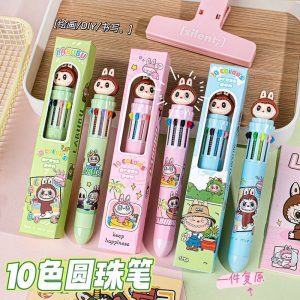 Оригинальная шариковая ручка с изображением популярного персонажа Лабубу.